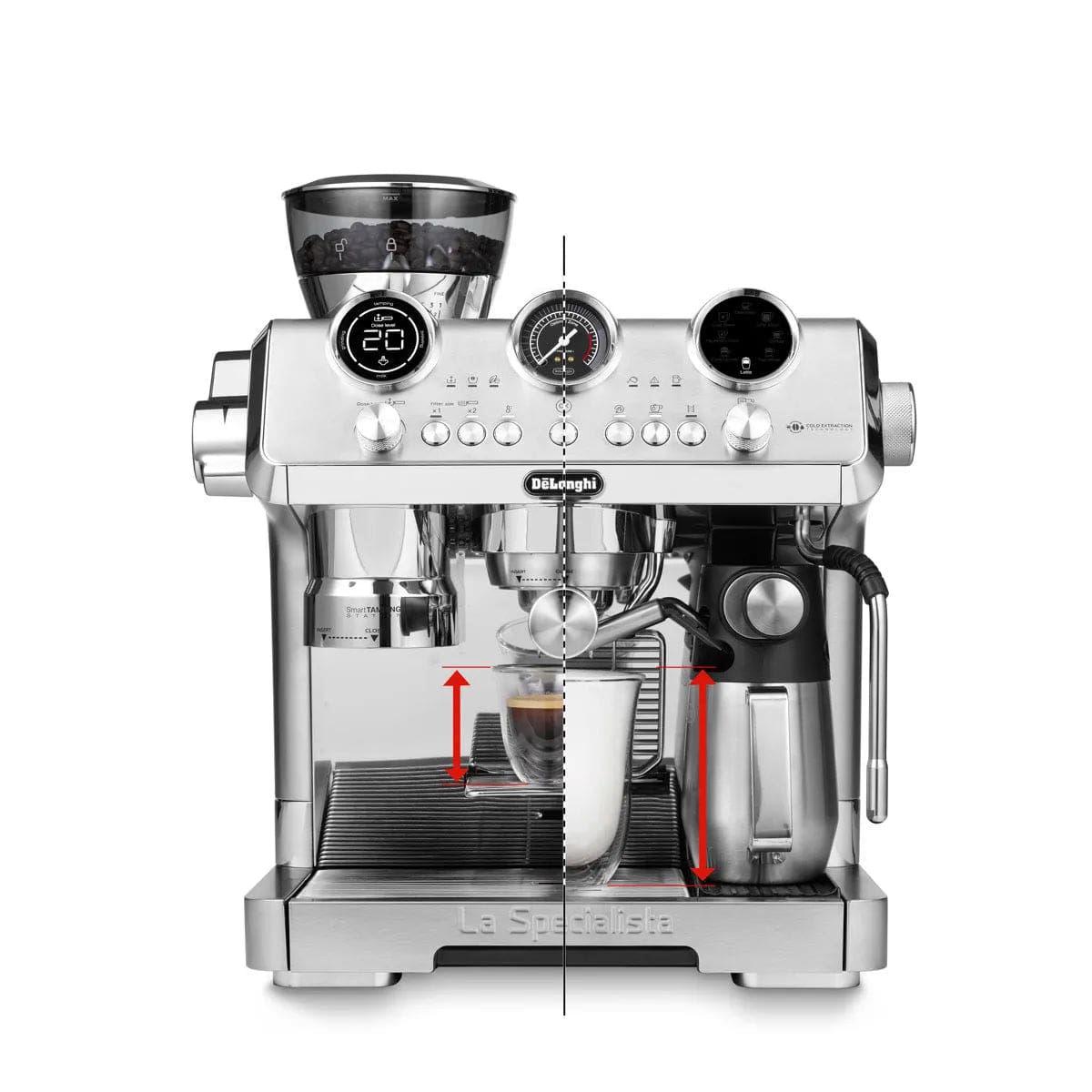 De'Longhi La Specialista Maestro Espresso Machine with Cold Brew EC9885M (Silver) Espresso Machine DeLonghi