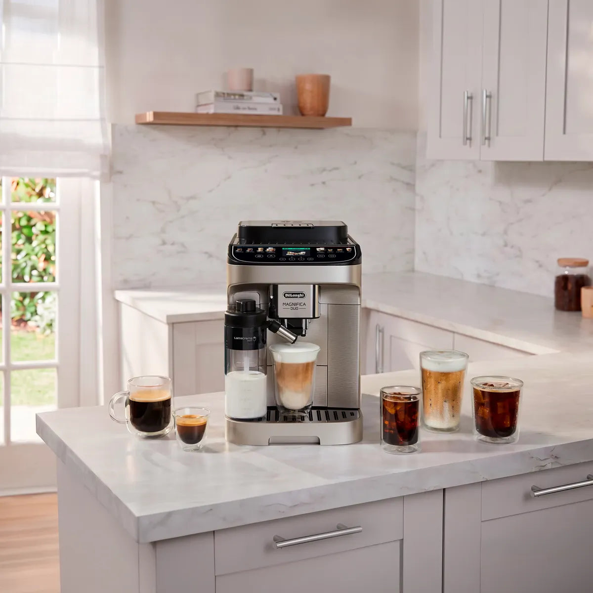 De'Longhi Magnifica Duo Super Automatic Espresso Machine ECAM33080SXB (Silver) Super Automatic Espresso Machine DeLonghi