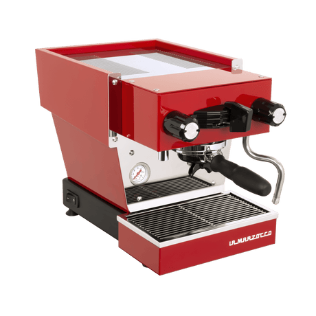 La Marzocco Linea Micra Espresso Machine Red - 3/4 front angled view