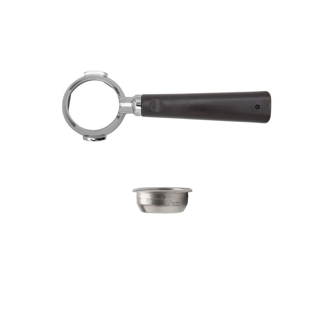 Lelit PLA580V bottomless portafilter with 18-21g basket