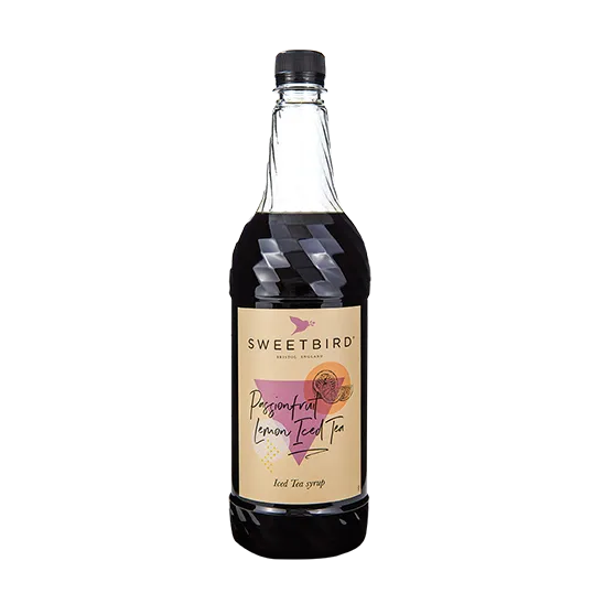 Sweetbird Passionfruit & Lemon Iced Tea Syrup (1 Litre) Syrups Sweetbird