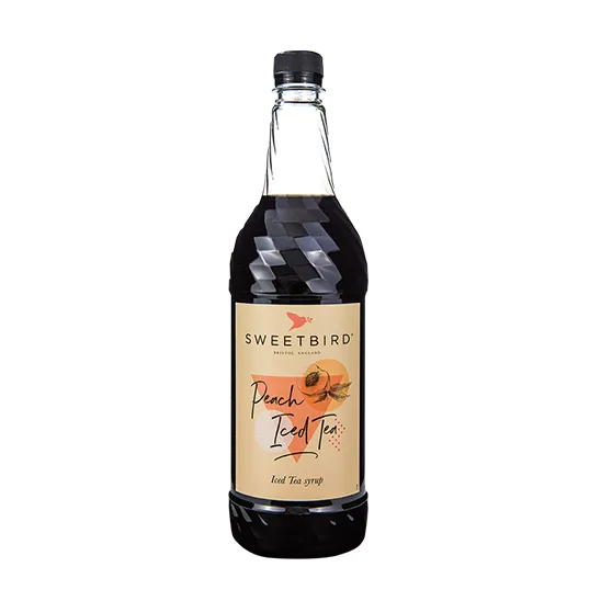 Sweetbird Peach Iced Tea Syrup (1 Litre) Syrups Sweetbird