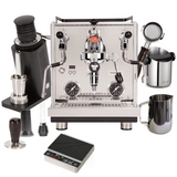 Profitec DRIVE & SD54 "Ready to Go" Espresso Bundle – Dual Boiler, Flow Control, Single Dose Grinder & Complete Barista Kit Espresso Machine (Prosumer) Profitec