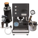 Profitec GO & DF54 (Black) "Ready to Go" Espresso Bundle Complete Barista Kit Espresso Machine (Prosumer) Profitec