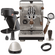 Profitec Jump Espresso Machine & MAHLKÖNIG X64SD Grinder(Black), WDT tool, Brown Wood Bottomless Portafilter, Scale, Dosing Funnel 