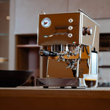 Quick Mill Pop-up Espresso Machine (Stainless Steel) with Tamper Bundle Espresso Machine Quick Mill