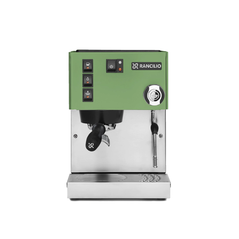 Rancilio Silvia M V6 Espresso Machine (Sage Green) - Front