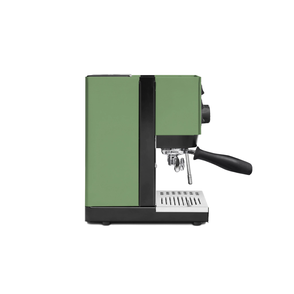 Rancilio Silvia M V6 Espresso Machine (Sage Green) - Left Side