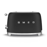 Smeg Retro-Style 2-Slice Toaster TSF01BLMUS (Matte Black) Toaster Oven Smeg