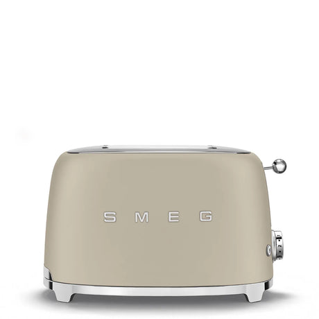 Smeg Retro-Style 2-Slice Toaster TSF01MLMUS (Moon Light Cream) Toaster Oven Smeg