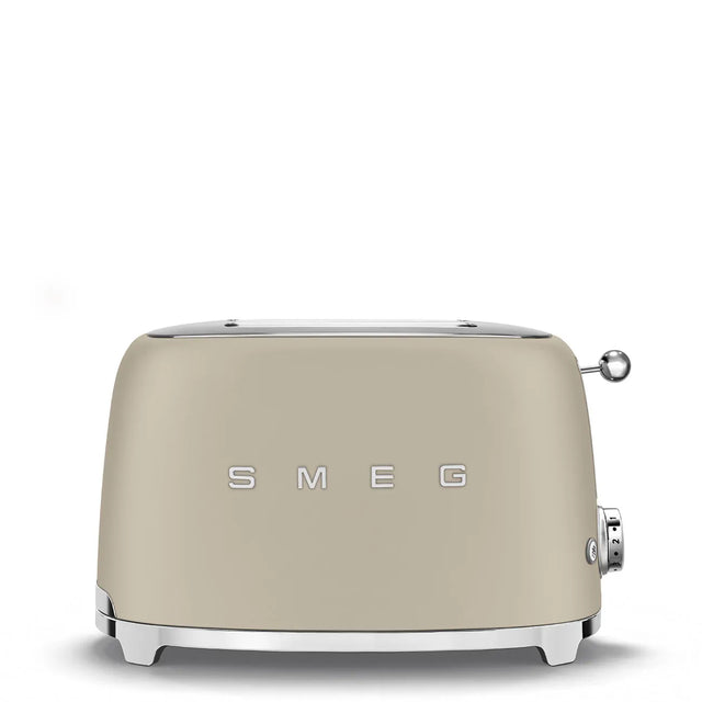 Smeg Retro-Style 2-Slice Toaster TSF01MLMUS (Moon Light Cream) Toaster Oven Smeg