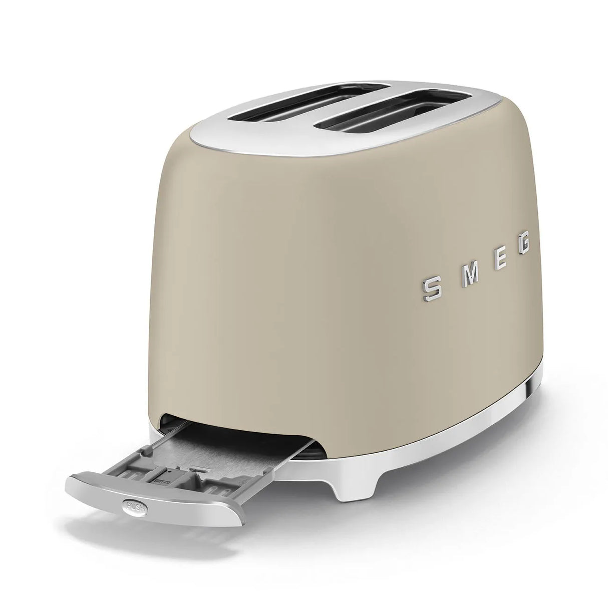Smeg Retro-Style 2-Slice Toaster TSF01MLMUS (Moon Light Cream) Toaster Oven Smeg