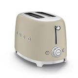 Smeg Retro-Style 2-Slice Toaster TSF01MLMUS (Moon Light Cream) Toaster Oven Smeg