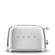 Grille-pain 2 tranches Smeg Rétro TSF01SSUS (Acier inoxydable)
