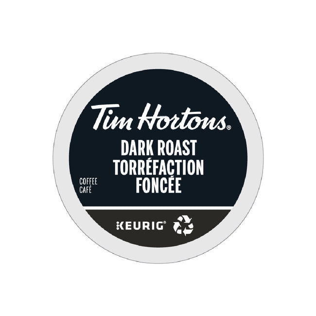 Tim Hortons Dark Roast K-Cup® Pods (Box of 24) - Best Before Jan 11, 2024