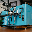 Sanremo Cube R Heat Exchanger Espresso Machine E61 Group Head  (Azure Lake)