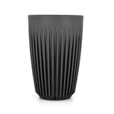 HUSKEE Cup 12 oz/355ml Reusable Coffee Cups (Charcoal) (4-PACK) Accessory Huskee