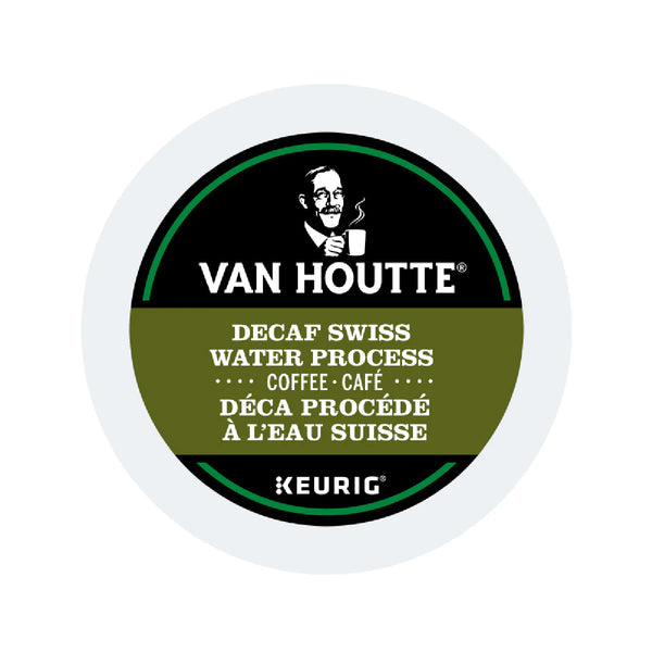 Van Houtte Decaf. Fair Trade Swiss Water Organic K-Cup® Recyclable Pods (Case of 96) - Best Before September 10, 2023