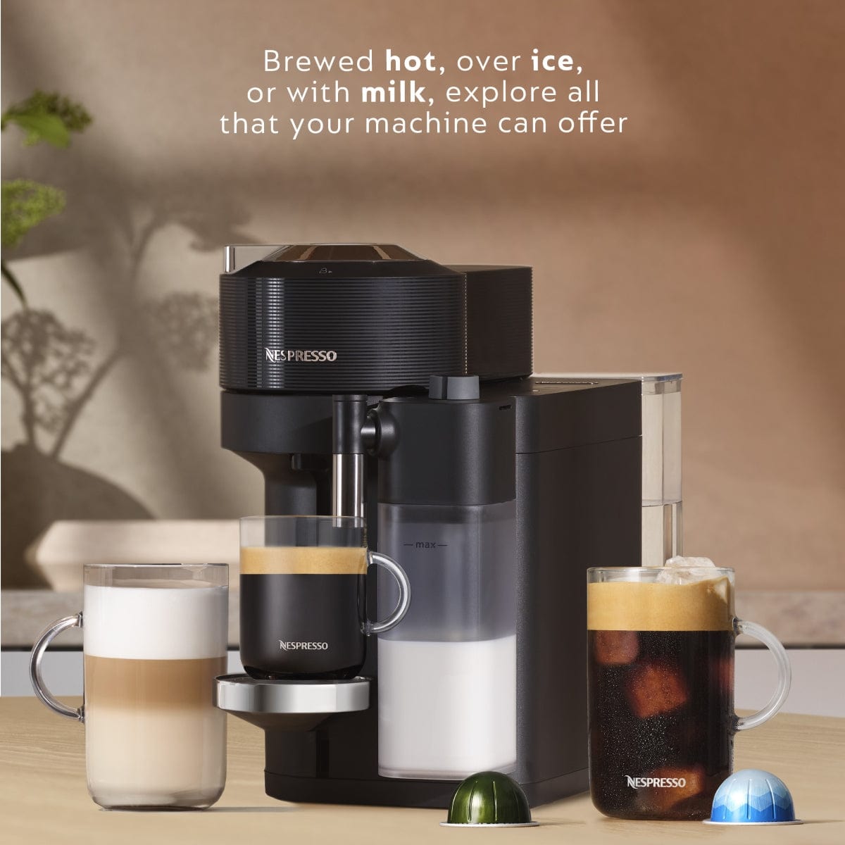 Nespresso Vertuo Lattissima by De'Longhi ENV300B (Matte Black)