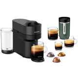 Nespresso Vertuo Pop+ Coffee and Espresso Machine with Aeroccino by De'Longhi ENV92BAE (Liquorice Black) Nespresso Machine DeLonghi