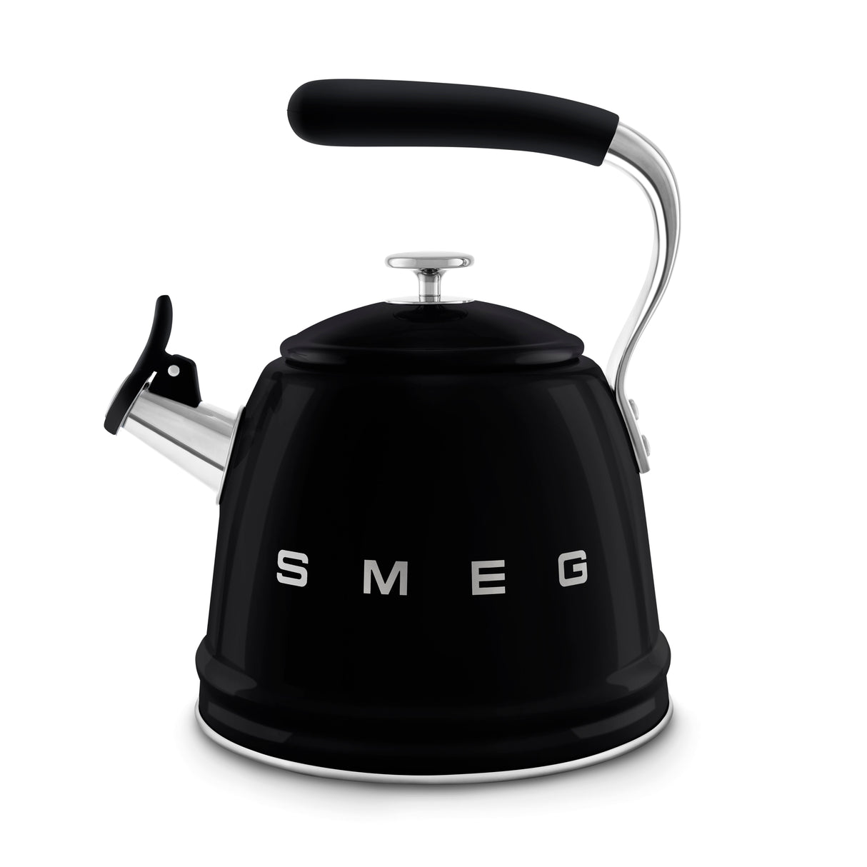 Smeg Retro-Style 2.3L Stove Top Whistling Kettle WKF01BL (Black) Kettle Smeg