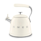 Smeg Retro-Style 2.3L Stove Top Whistling Kettle WKF01CR (Cream) Kettle Smeg