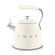 Smeg Retro-Style 2.3L Stove Top Whistling Kettle WKF01CR (Cream)