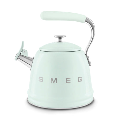 Smeg Retro-Style 2.3L Stove Top Whistling Kettle WKF01PG (Pastel Green) Kettle Smeg