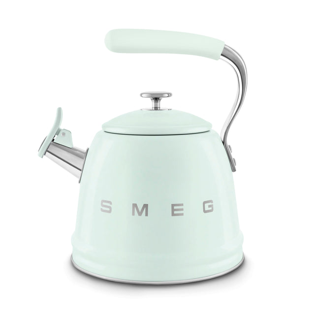 Smeg Retro-Style 2.3L Stove Top Whistling Kettle WKF01PG (Pastel Green) Kettle Smeg