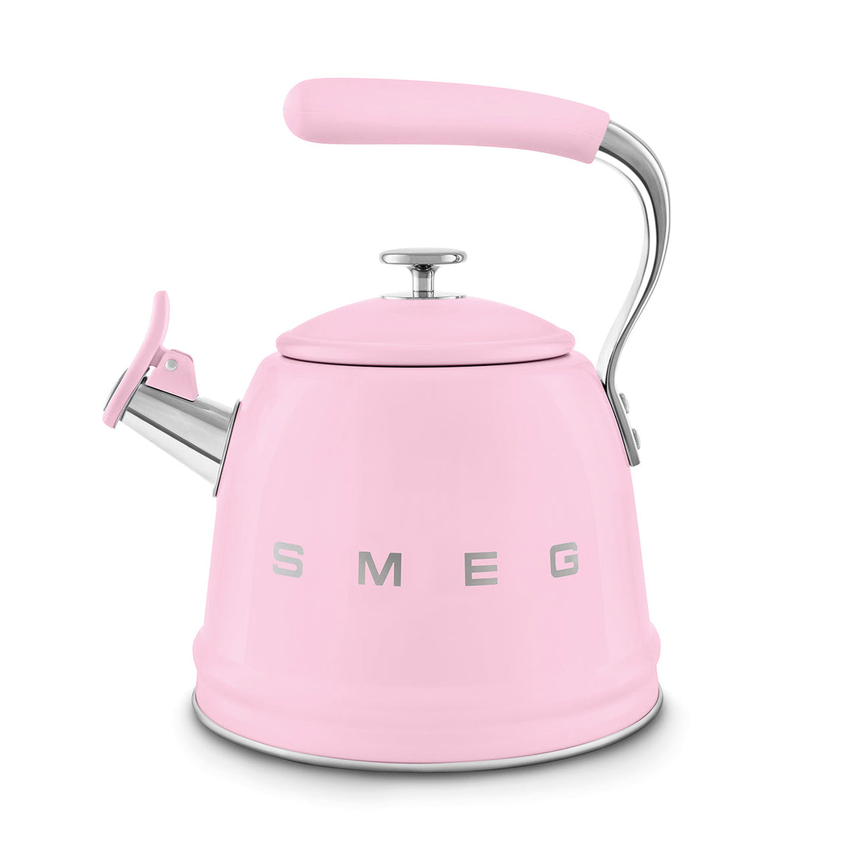 Smeg Retro-Style 2.3L Stove Top Whistling Kettle WKF01PK (Pink) Kettle Smeg