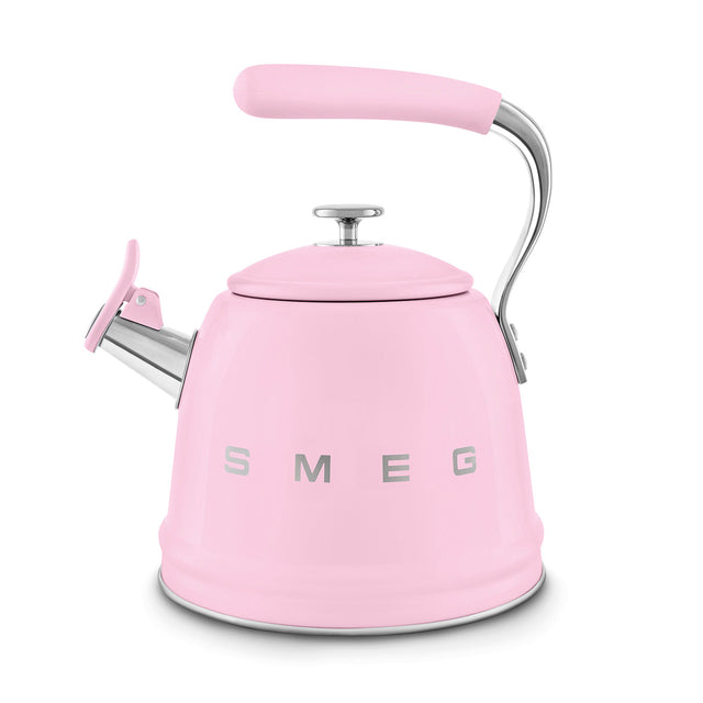 Smeg Retro-Style 2.3L Stove Top Whistling Kettle WKF01PK (Pink) Kettle Smeg