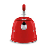 Smeg Retro-Style 2.3L Stove Top Whistling Kettle WKF01RD (Red) Kettle Smeg