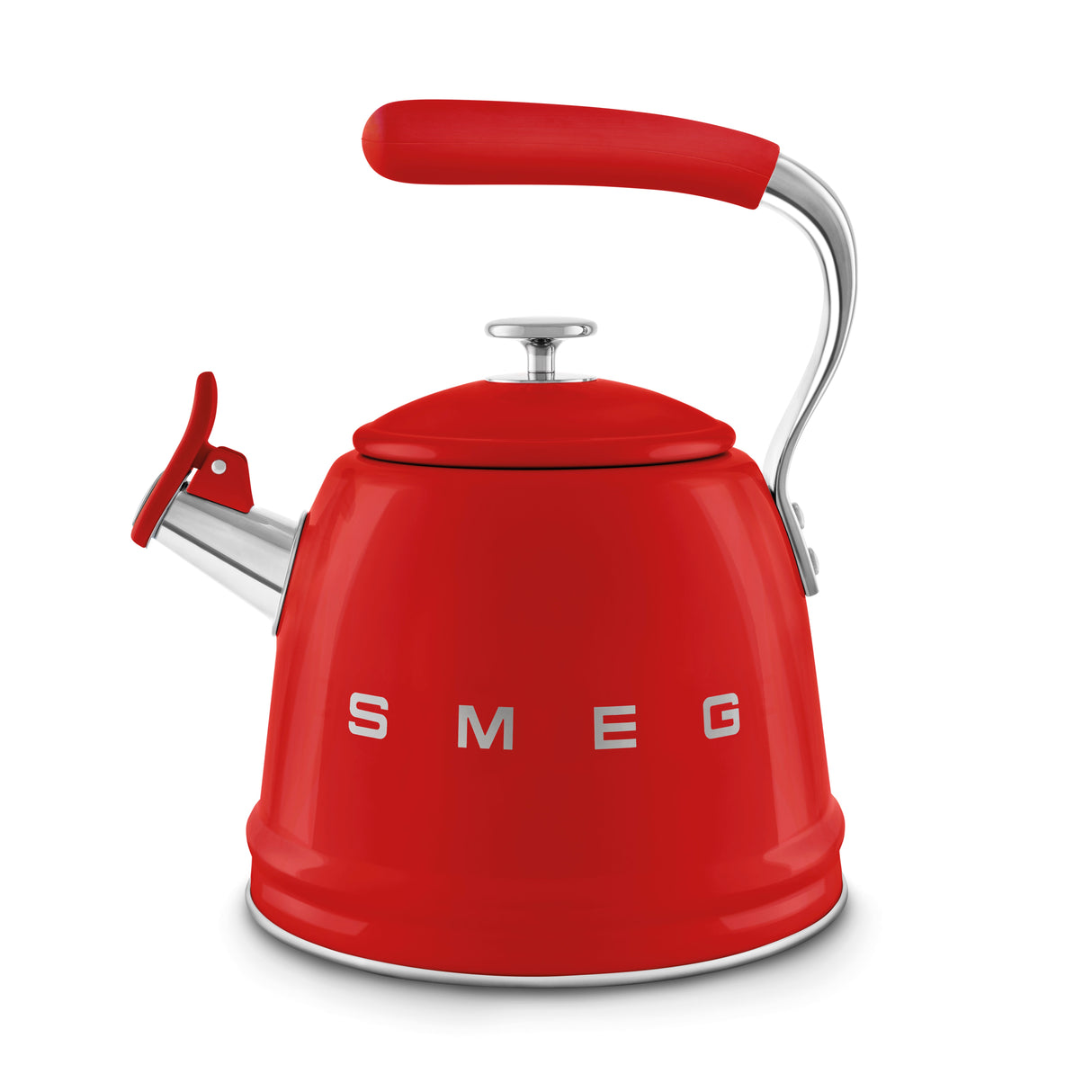 Smeg Retro-Style 2.3L Stove Top Whistling Kettle WKF01RD (Red) Kettle Smeg