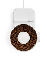 Fellow Opus 2 Conical Burr Grinder in matte white, rear view