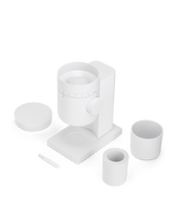 Fellow Opus 2 Conical Burr Grinder in matte white, detail