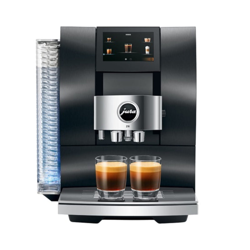 Jura Z10 Diamond Black Super Automatic Hot Coffee & Espresso, Cold Brew, & Specialty Beverage Machine with Cool Control 1.0 l (Black) and Smart Care Kit