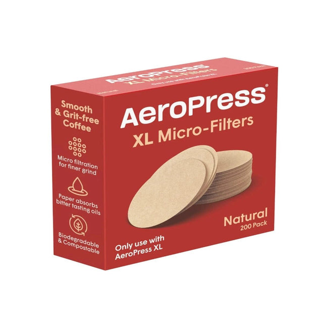 AeroPress XL Natural Micro-Filters (4 Packs, 800 Count) Accessory AeroPress