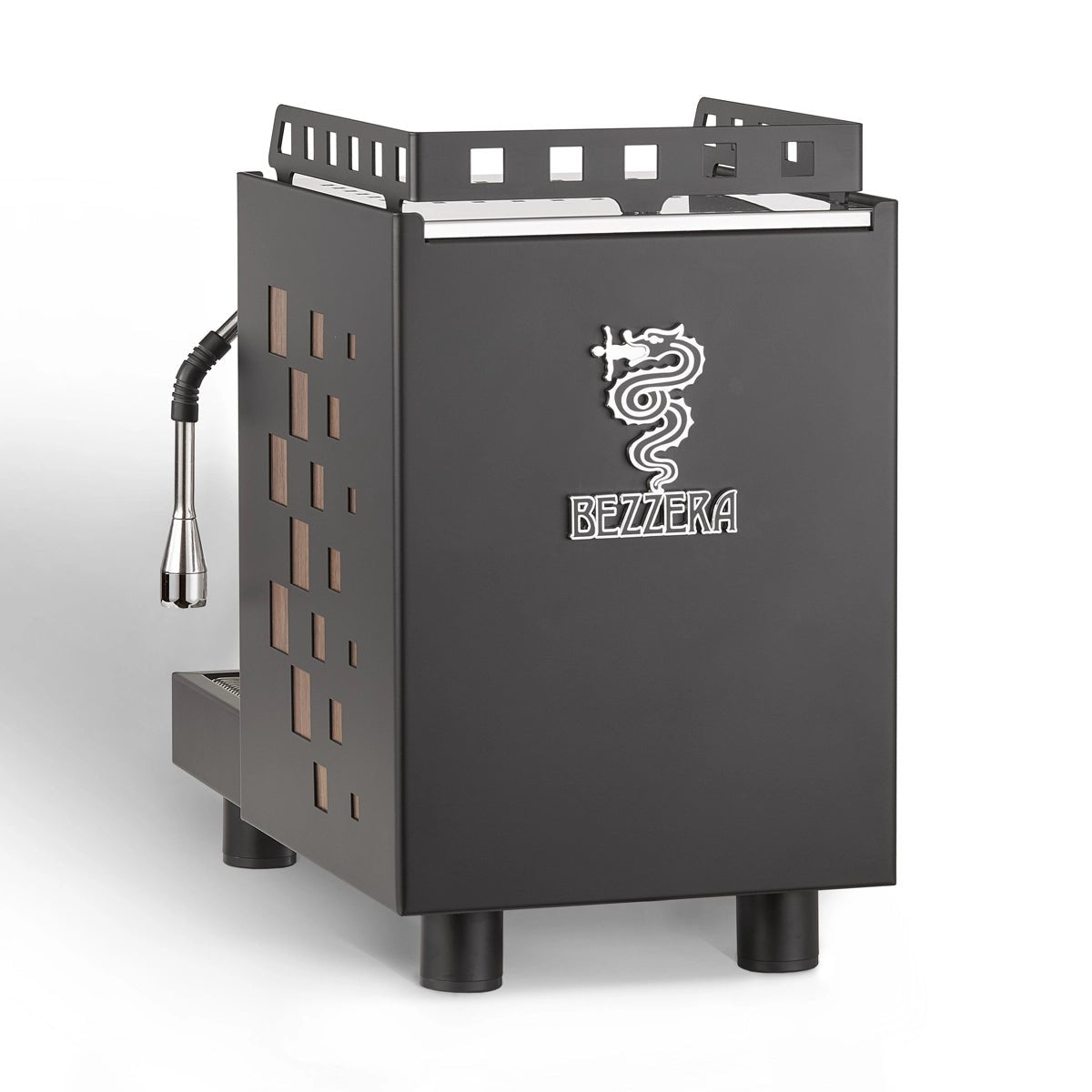 Bezzera Aria MN Espresso Machine (Black w/ Wood Square) Espresso Machine (Prosumer) Bezzera