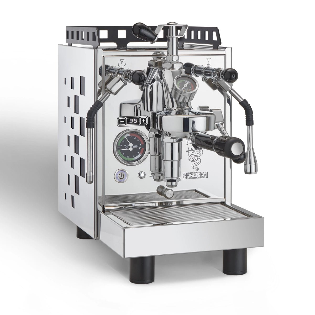 Bezzera Aria TOP Heat Exchange Espresso Machine w/ PID, Flow Control (Chrome) Espresso Machine (Prosumer) Bezzera
