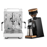 ECM Mechanika Max Espresso Machine with Eureka Oro Single Dose Pro (Matte Black) Bundle Espresso Machine (Prosumer) ECM