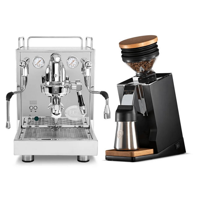 ECM Mechanika Max Espresso Machine with Eureka Oro Single Dose Pro (Matte Black) Bundle Espresso Machine (Prosumer) ECM