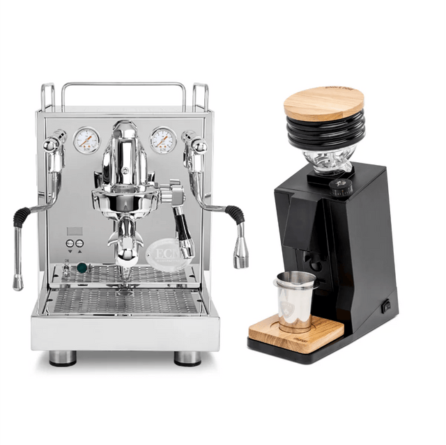 ECM Mechanika Max Espresso Machine with Eureka Oro Single Dose (Matte Black) Bundle Espresso Machine (Prosumer) ECM