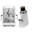 ECM Mechanika Max Espresso Machine with DF64 Gen 2 Grinder (White) Bundle Espresso Machine (Prosumer) ECM