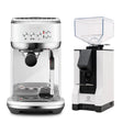 Breville The Bambino Plus Espresso Machine BES500SST (Sea Salt) and Eureka Facile Grinder Value Bundle Espresso Machine Breville