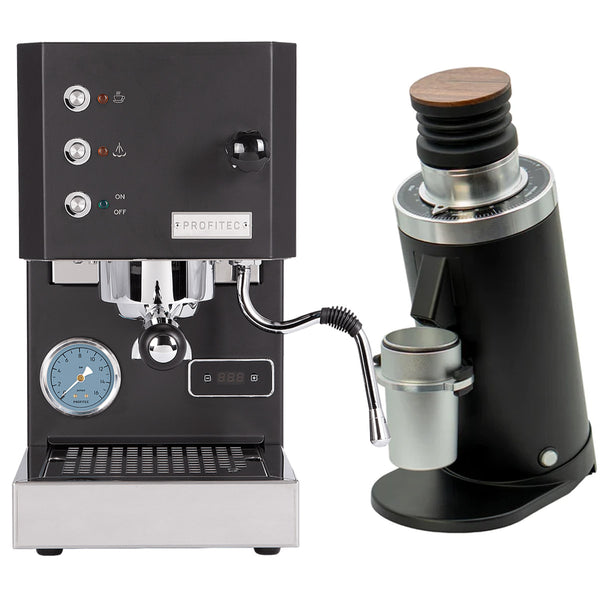 Profitec Go (Black) Espresso Machine & DF64 Gen 2 Grinder (Black) Bundle - NO ETA