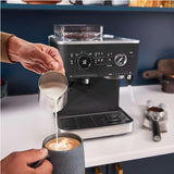 KitchenAid Semi Automatic Espresso Machine with Burr Grinder KES6551BK (Cast Iron Black) Espresso Machine KitchenAid