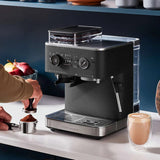 KitchenAid Semi Automatic Espresso Machine with Burr Grinder KES6551BK (Cast Iron Black) Espresso Machine KitchenAid