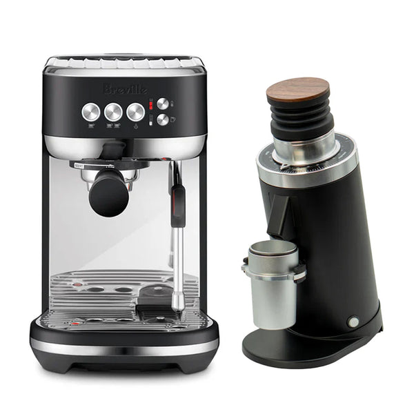 Breville The Bambino Plus Espresso Machine BES500BTR and DF64 Gen 2 Value Bundle