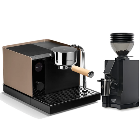 Fellow Espresso Series 1 (Malted Chocolate + Maple) & Eureka Mignon Zero 55s (Black) Bundle