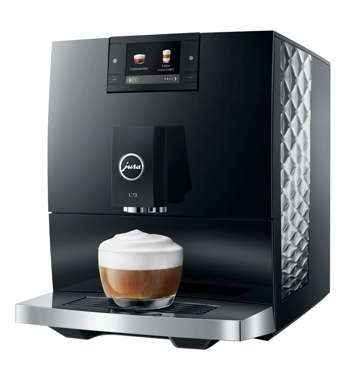 Jura C9 Automatic Coffee Machine 15739 (Piano Black) Super Automatic Espresso Machine Jura
